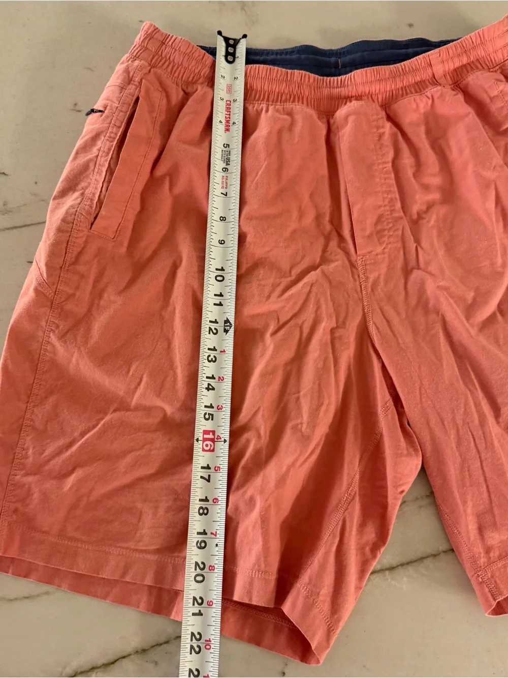 Birddogs Shorts Men’s XXL Long Salmon Lined Athletic Boom For Your Boomstick 7”